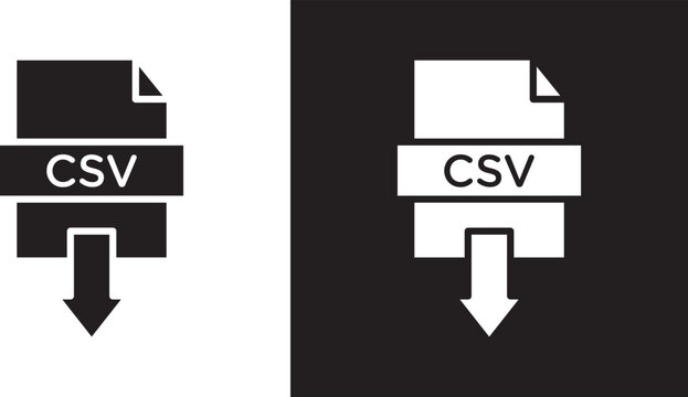 Download CSV file icon
