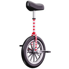 Acrobat Circus Unicycle 3D Illustrations © fyndertype
