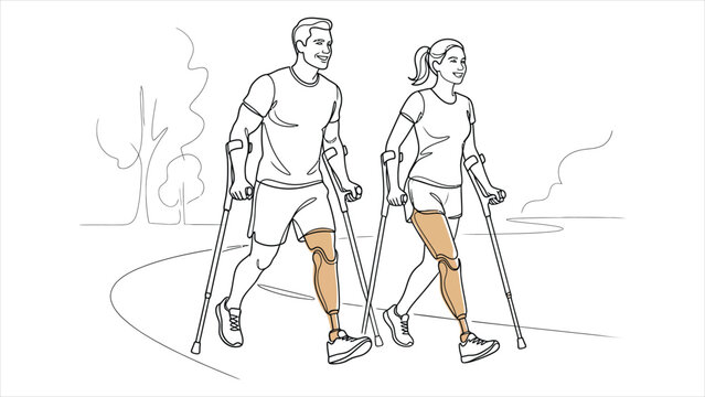Resilient Strides The Path of Rehabilitation