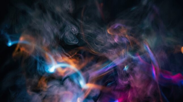 abstract colorful smoke