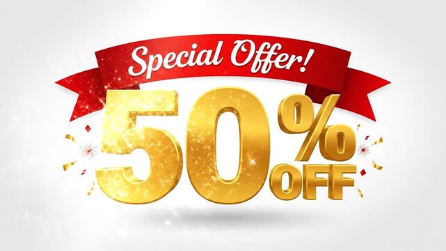 This vibrant sale announcement captures excitement and bold energy