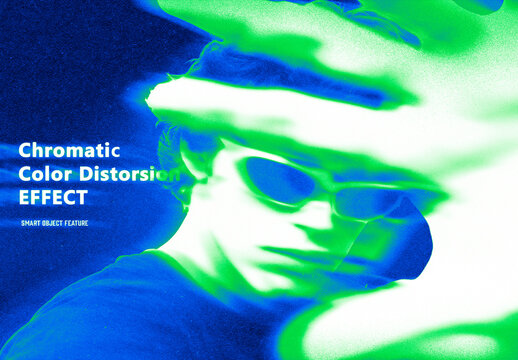 Chromatic Color Distortion Photo Effect