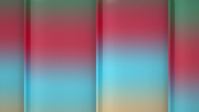 Red and cyan vertical light bands, animated aurora gradient background, seamless looping video, 4k