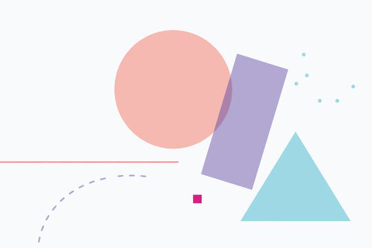 Geometric Shapes Abstract Background