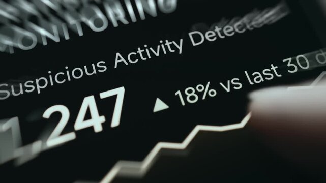 Sanctions Transaction Monitoring Dashboard with Suspicious Activity Growth Analysis