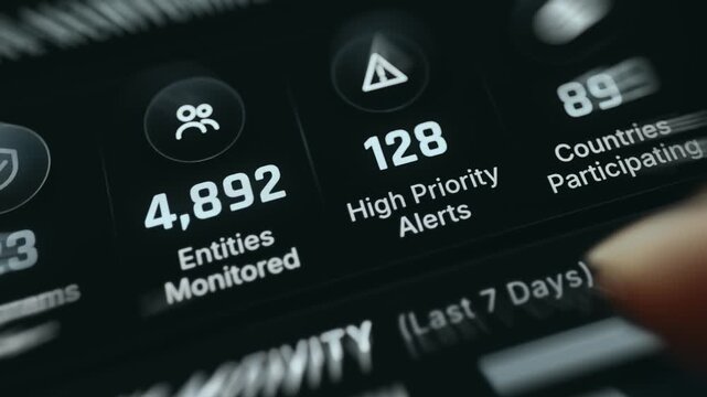 International Sanctions Enforcement Network Active Monitoring Dashboard
