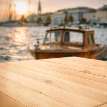 Lake and sailing, fishing boats and copy space &ndash; outdoor summer adventure concept. Natural outdoor setting perfect for travel, camping, lifestyle and adventure-related campaigns, calm water.