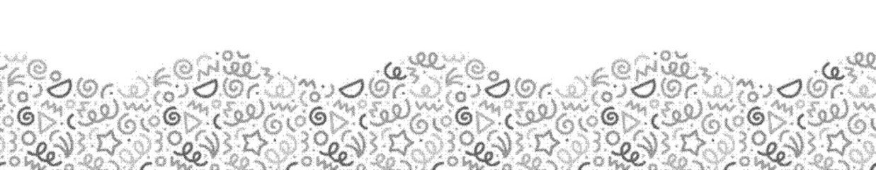 Seamless floral lace border, vector illustration delicate grey lace fabric texture on a © Rehena