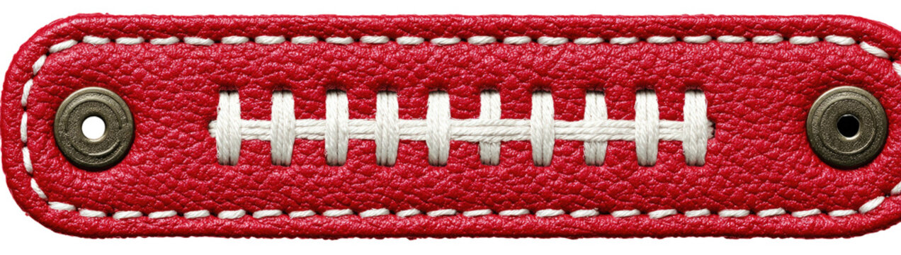 Football-lace red patch
