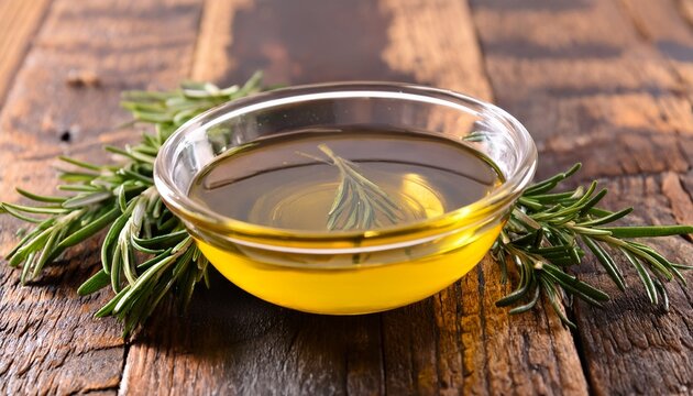 Ciotola Con Olio E Rosmarino