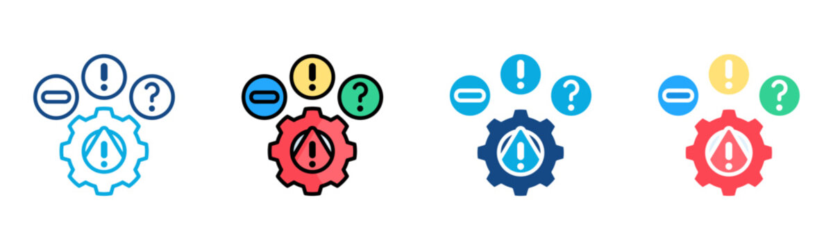 Issue Icon Multiple Style Collection