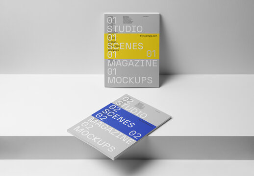 Two Magazine Cover Mockups