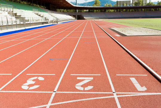 Italy, Florence, track and field stadium