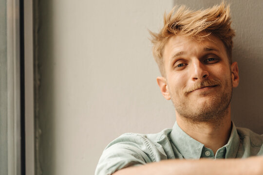 Portrait of a smiling young man