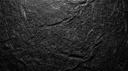 Fototapeta premium Close up Texture of Dark Leather With Intricate Grain Pattern