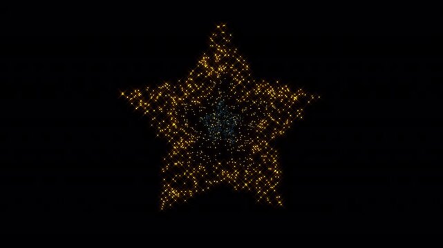 Bright Single Firework Flash Screen Mode Effect star shape