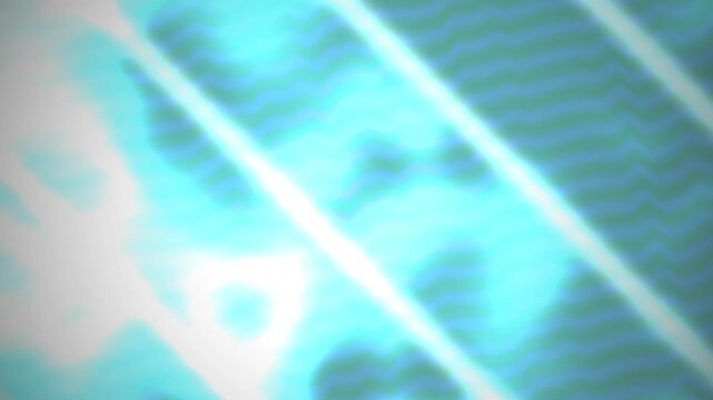 Glowing diagonal lines on wavy blue background creating an abstract light effect