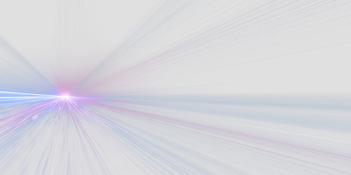 Abstract Speed Ray Explosion with Neon Glow PNG