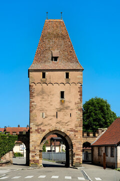 Niedertor in Rosheim im Elsass