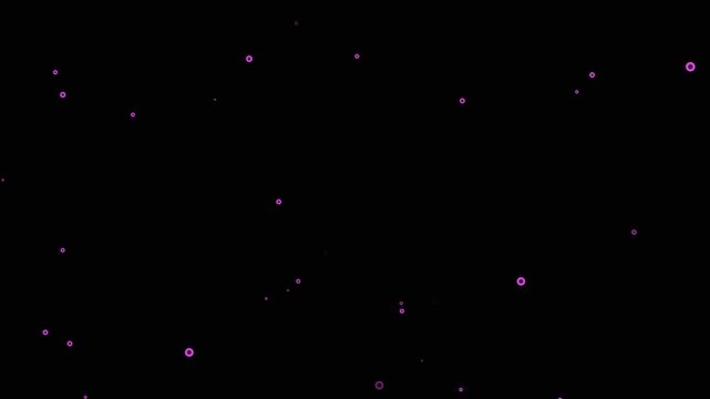 Pink Bubbles Flowing Freely