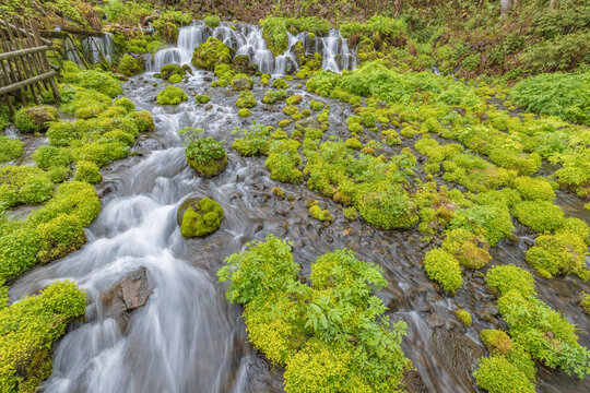 Fukidashi park in Hokkaido, Japan