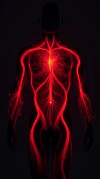 Arterial Blood Circulation Through Human Cardiovascular System