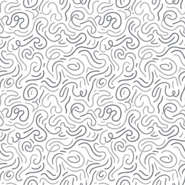 Intricate white filigree pattern on seamless background.