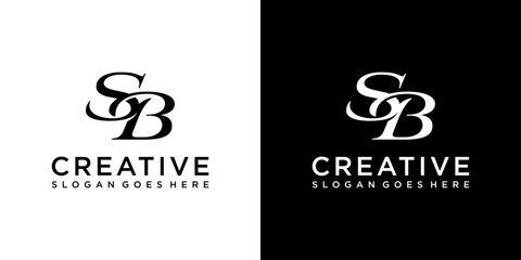 SB or BS initial letter logo design vector © Kurniawan