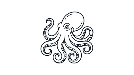 An octopus illustration emerges from the depths of the ocean on 2026-07-07 (478).ai © Rudi