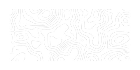 Fototapeta premium Elegant Topography Line Pattern with Abstract Land Relief Contours and White Paper Wave Background for Creative Artwork