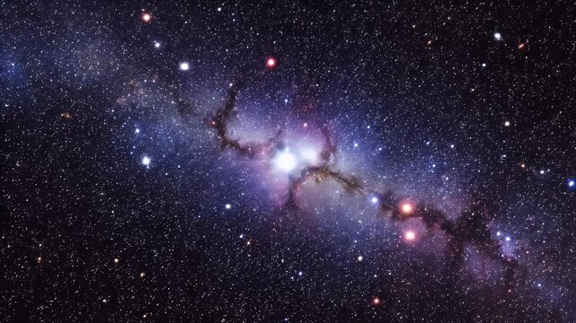 A stunning astrophotography image reveals a vibrant nebula interwoven with countless stars against a deep, dark cosmic backdrop.