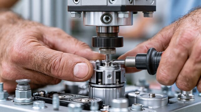Precision assembly of intricate mechanical components by skilled hands