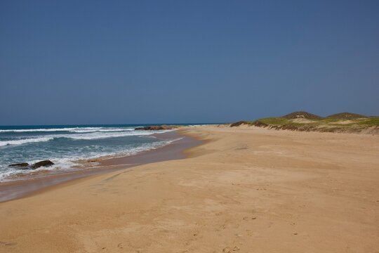 Empty Tropical Beach in Pottuvil, Sri Lanka