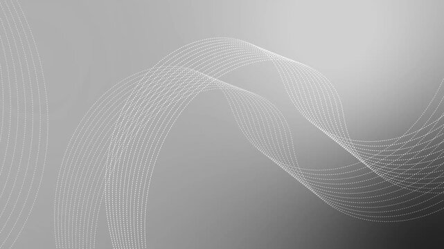 Flowing dotted wave line gradient background animation