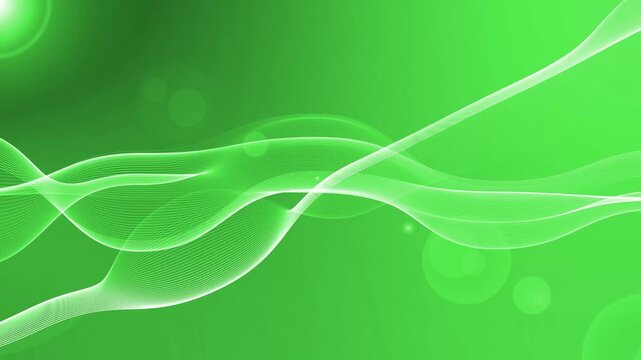 Flowing wave lines abstract background animation