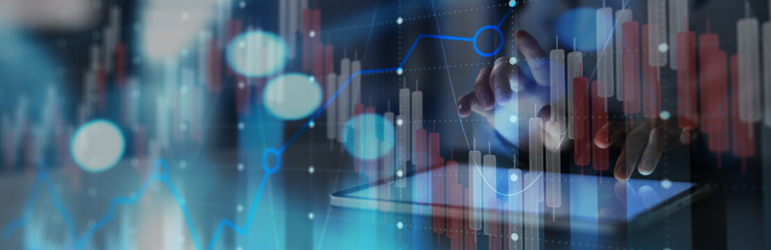 Financial Trading System for Stock Market Analysis and Investment Strategy with Hand Interaction