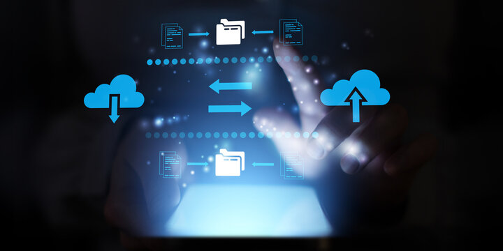 Cloud Computing Data Transfer for Business Cloud Storage and Document Synchronization