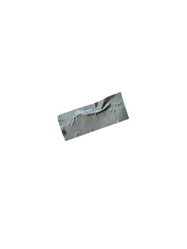 Vintage metal duct tape patch, torn silver adhesive strip on scratched sheet surface, repair texture for industrial design isolated PNG with Transparent Background