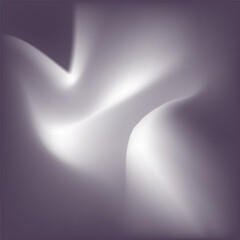 Abstract luxury mauve purple and white fluid gradient background with smooth silky waves © SarifinJahan