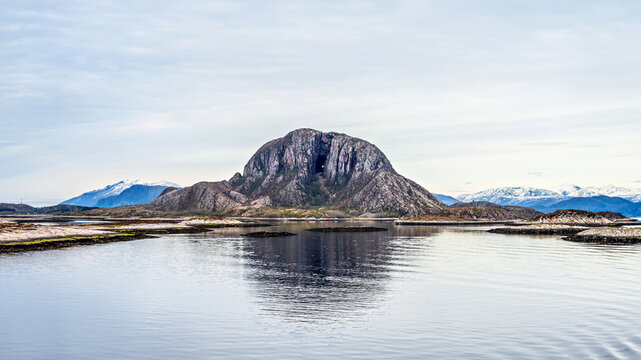 Torghatten is a granite dome on the island of Torget in Br?Bronnoy ?y Municipality in Nordland county, Norway.