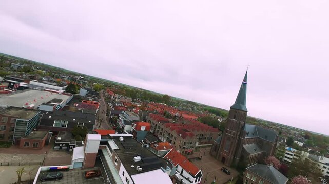 the old town in the north of the Netherlands