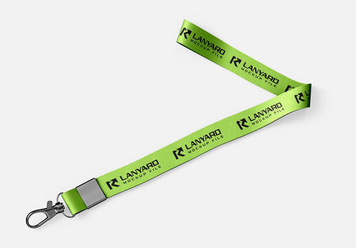 Lanyard Neck Strap Mockup