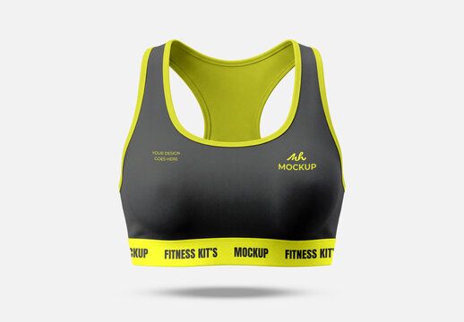 Women's Sports Bra Mockup
