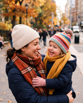 enfants et v&ecirc;tements chauds pour l'hiver