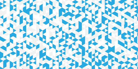 abstract blue and withe low polygon banner triangle gradient web template design. background poly mosaic space tile geometric pattern. © MDFAIMIDULISLAM