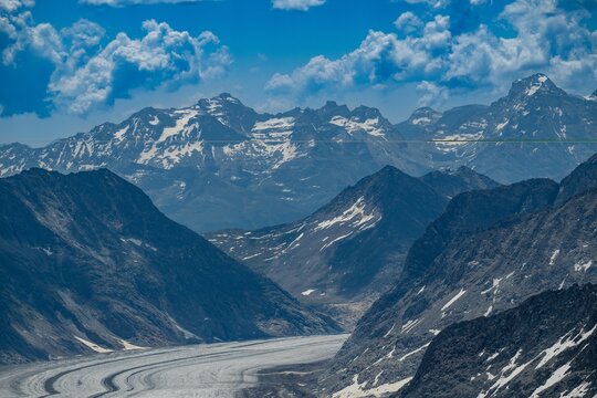 Ausblick vom Jungfraujoch