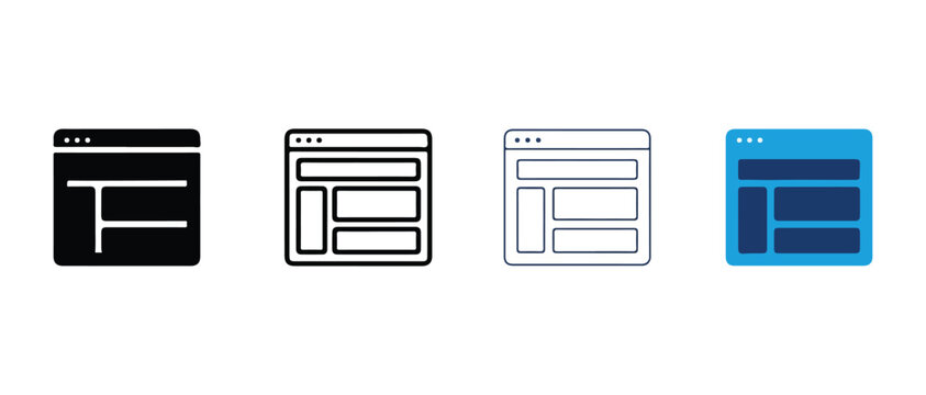 wireframe, browser, window, website, template, interface, design