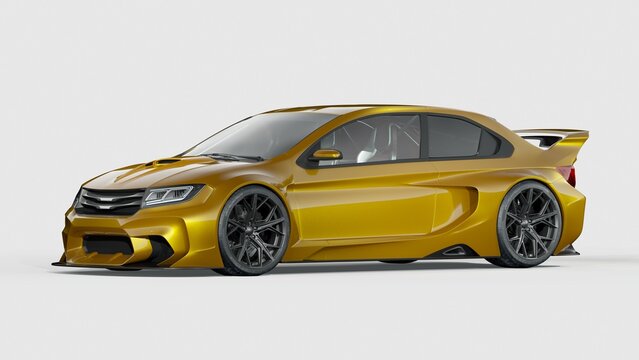 Romania &ndash; May 2026: Dacia Logan Tunning - modify design for racing