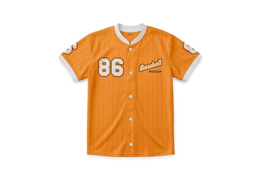 Baseball Jersey Mockup for Editorial Layout and Brand Communication