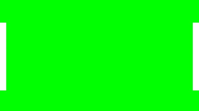 Professional Breaking News Broadcast Interface Overlay with Chroma Key Green Screen and Live Text
